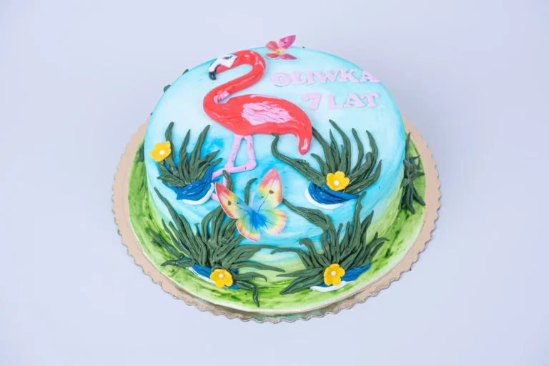 Tort dla dziecka flaming 
