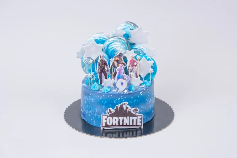 Tort Fortnite niebieski