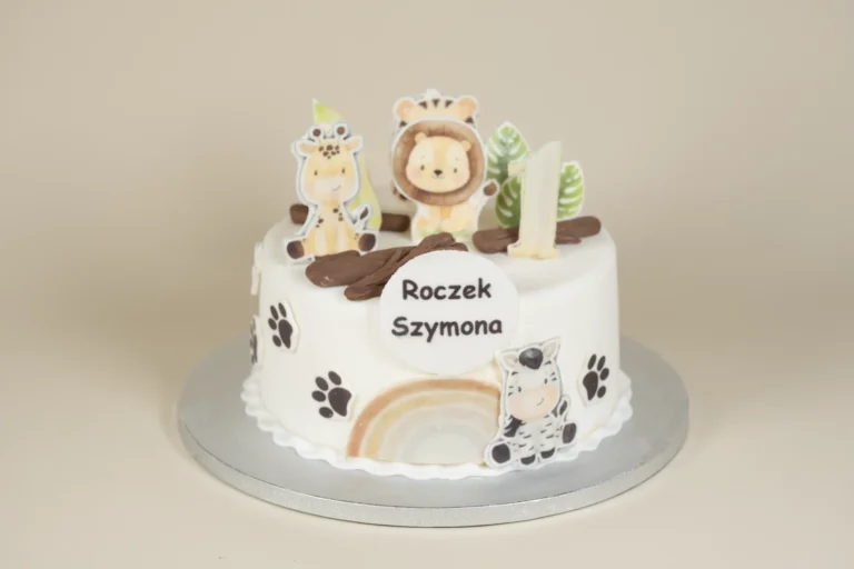 Tort dla dziecka safari